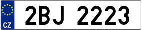 Truck License Plate